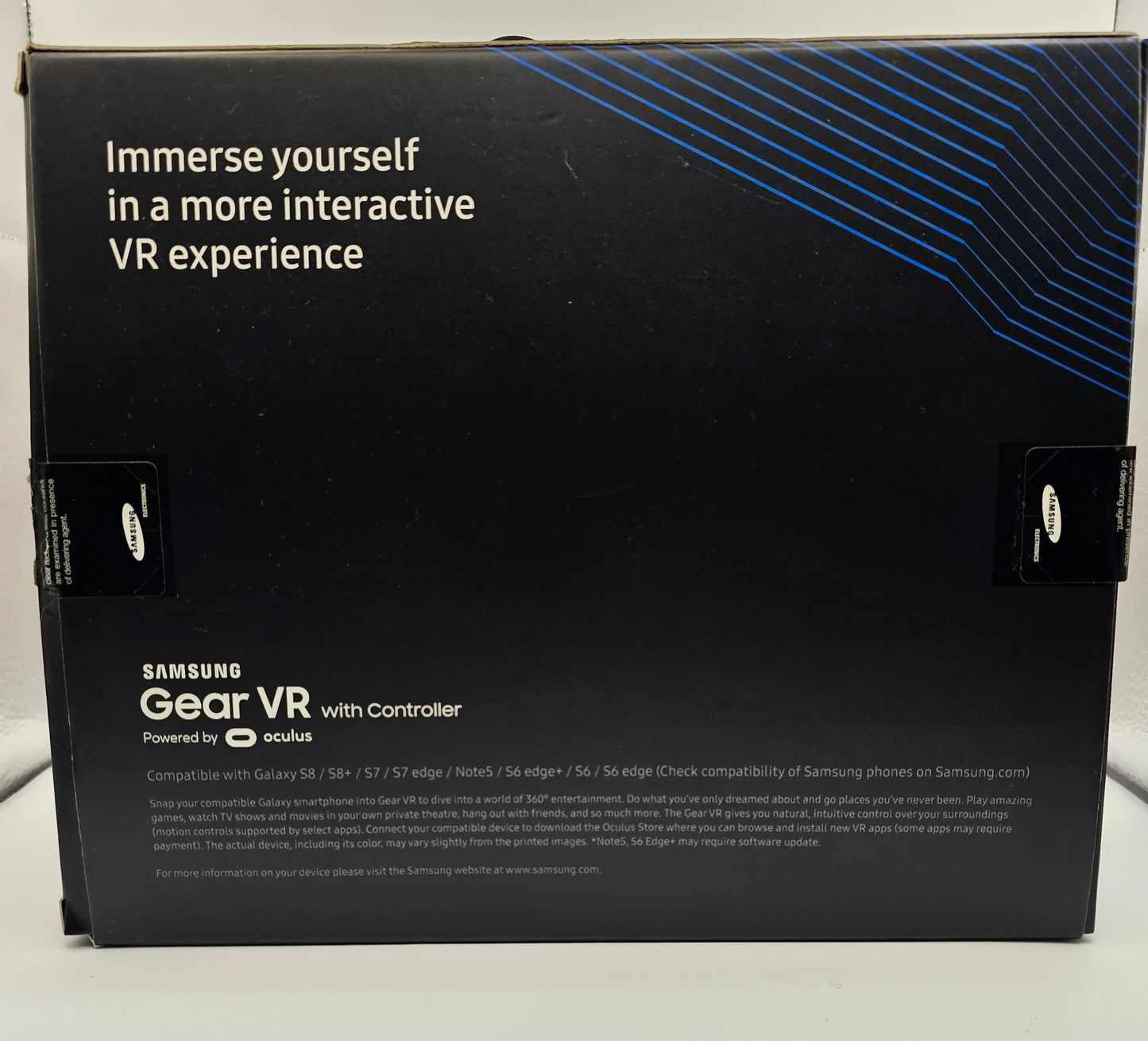 Samsung Gear VR headset with controller