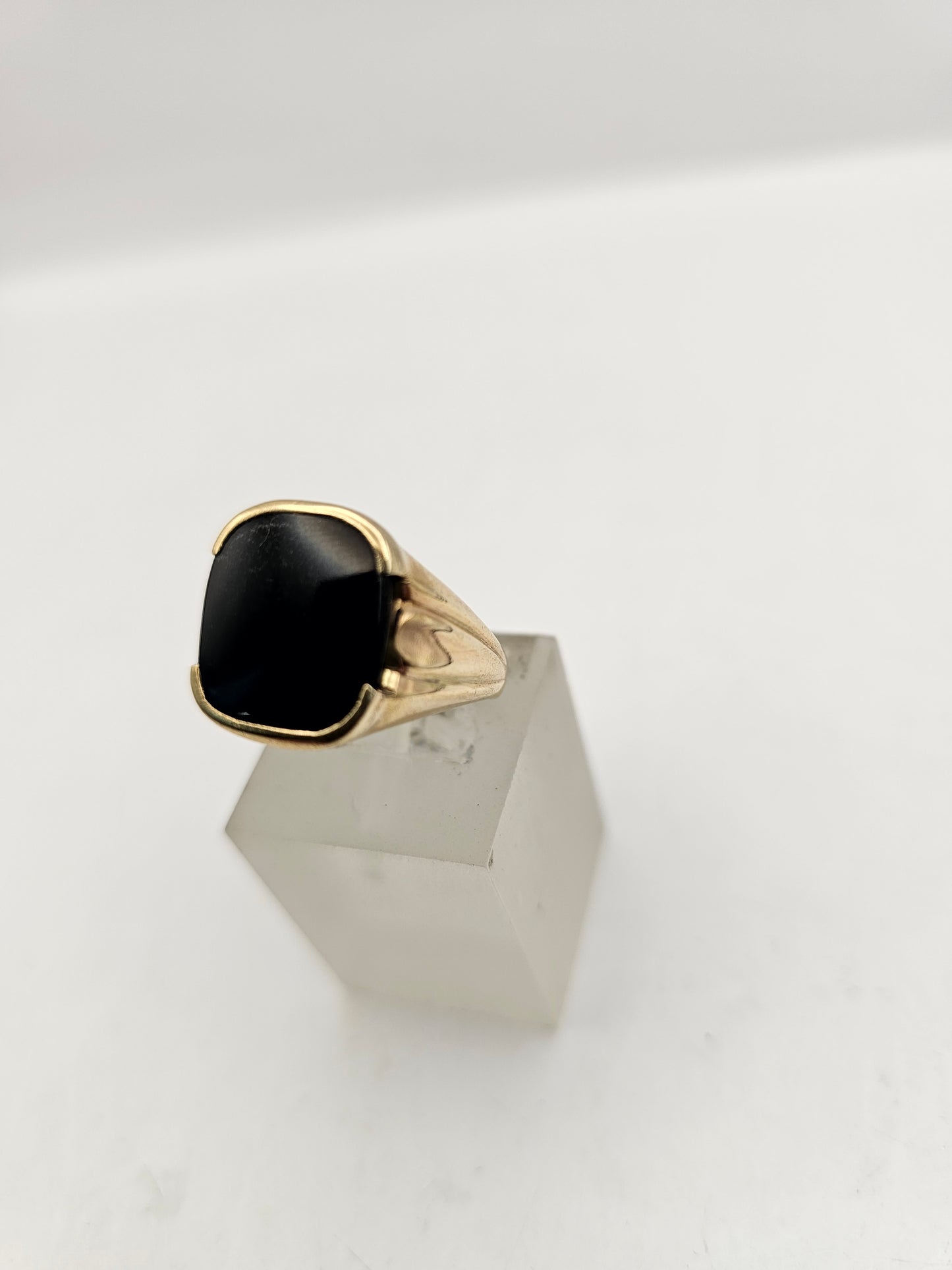 Men's Black Onyx  Ring