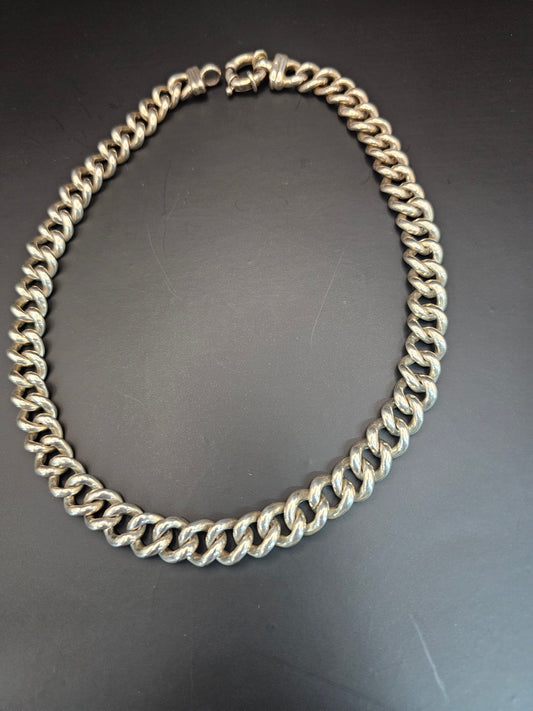 Silver cuban chain