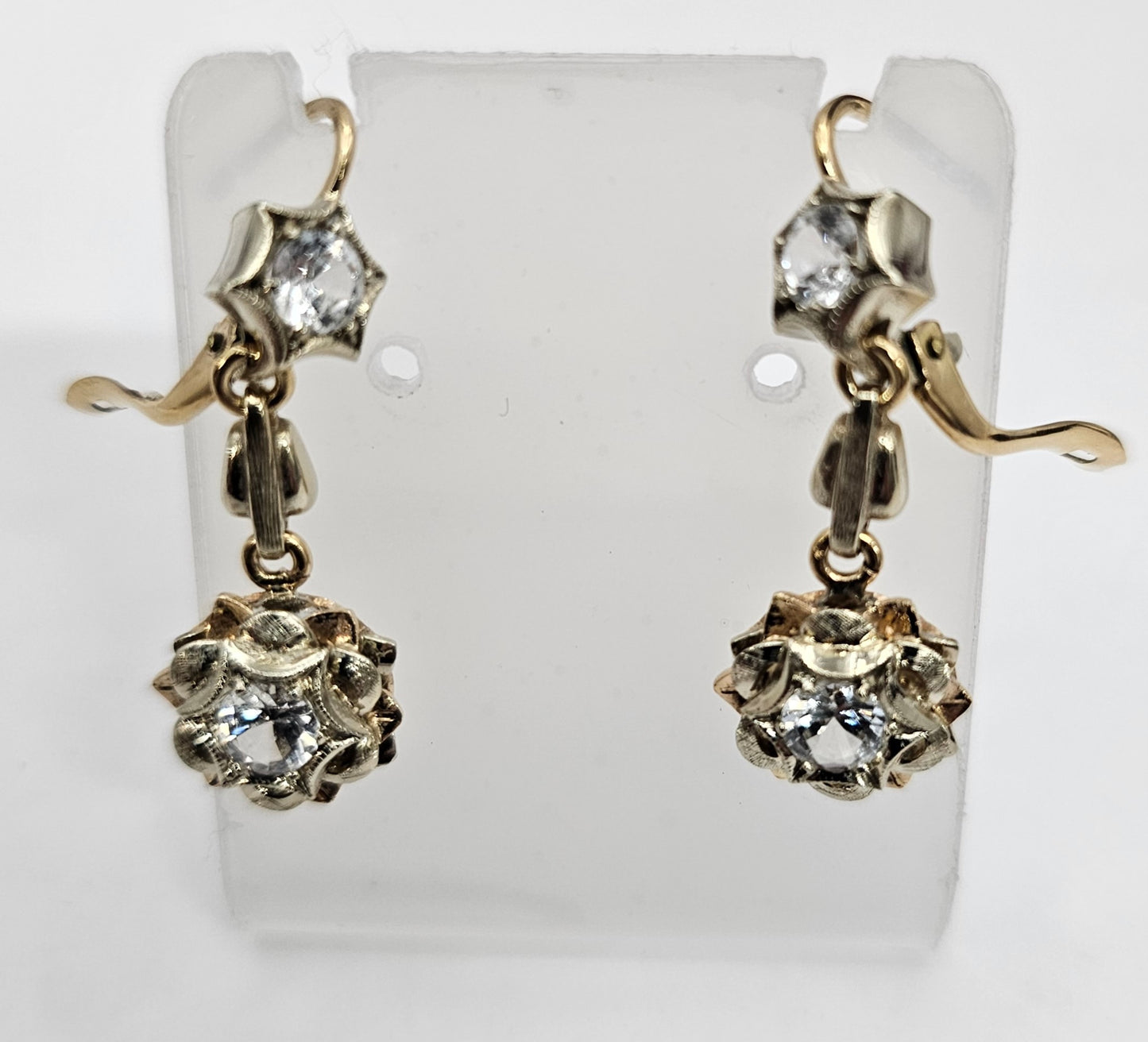 Antique 18ct gold earrings