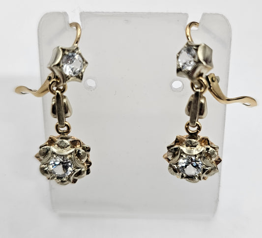 Antique 18ct gold earrings