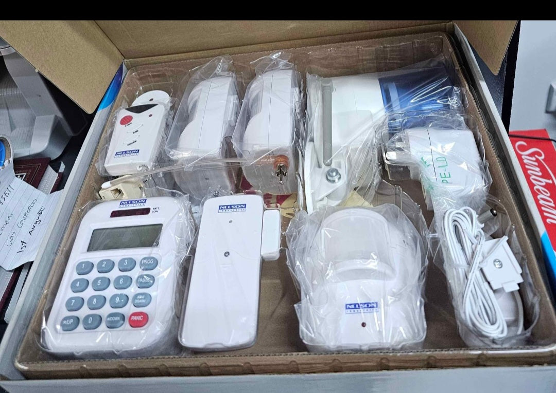 Wireless alarm security kit