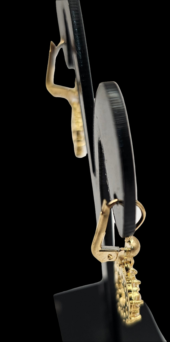 18ct yellow gold Earing