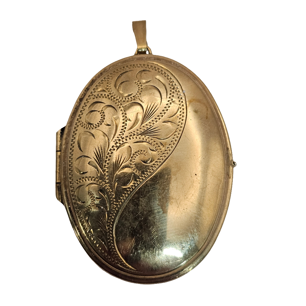 9ct antique photo locket