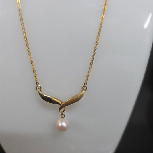 14ct gold pearl Necklace