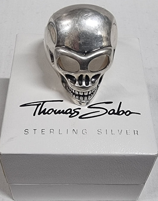 Unisex  thomas sabo ring skull ring 925 Sterling silver