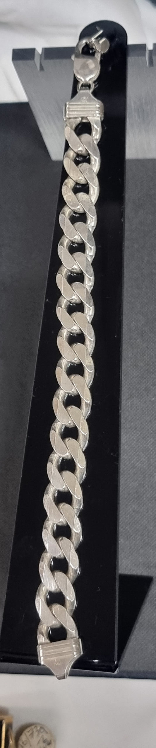 Sterling Silver 925 Curb links Bracelet