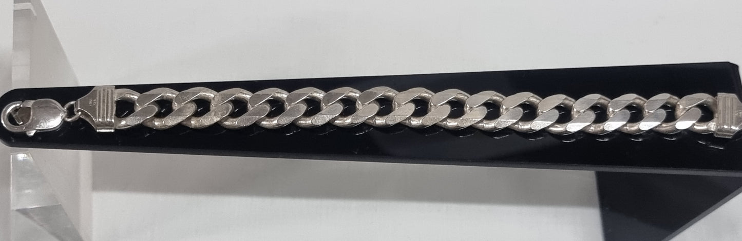 Sterling Silver 925 Curb links Bracelet