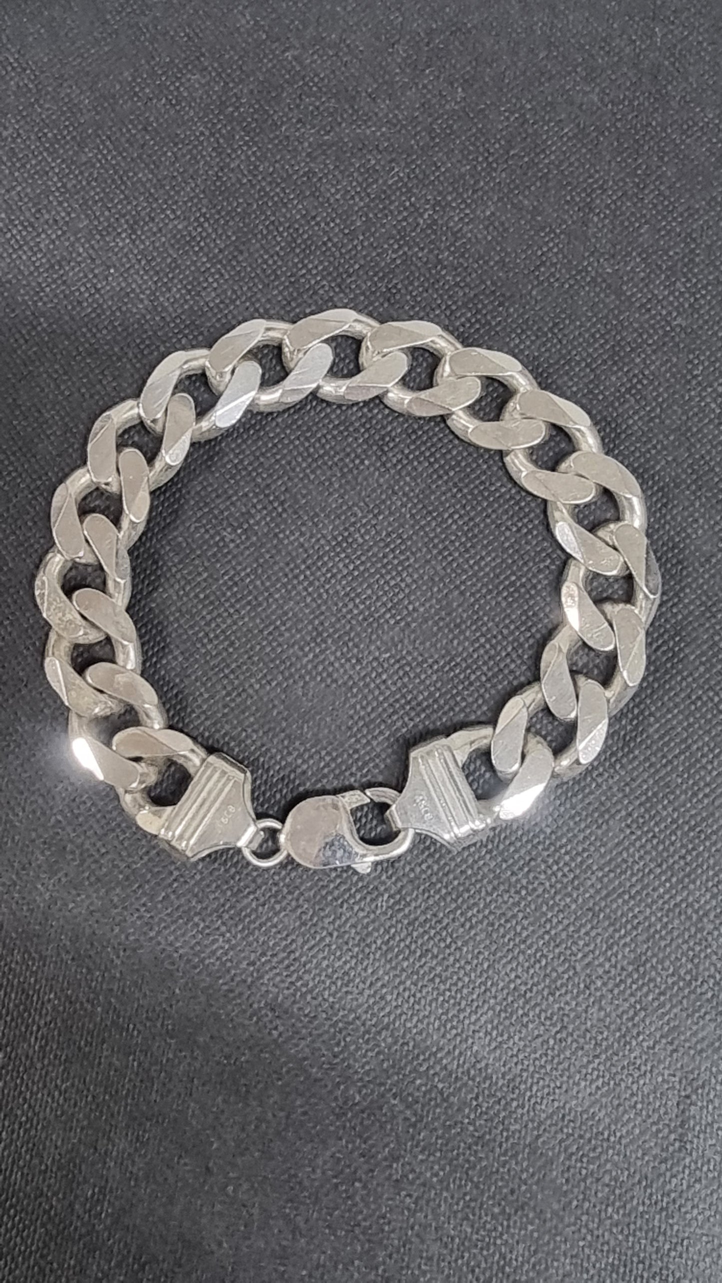 Sterling Silver 925 Curb links Bracelet