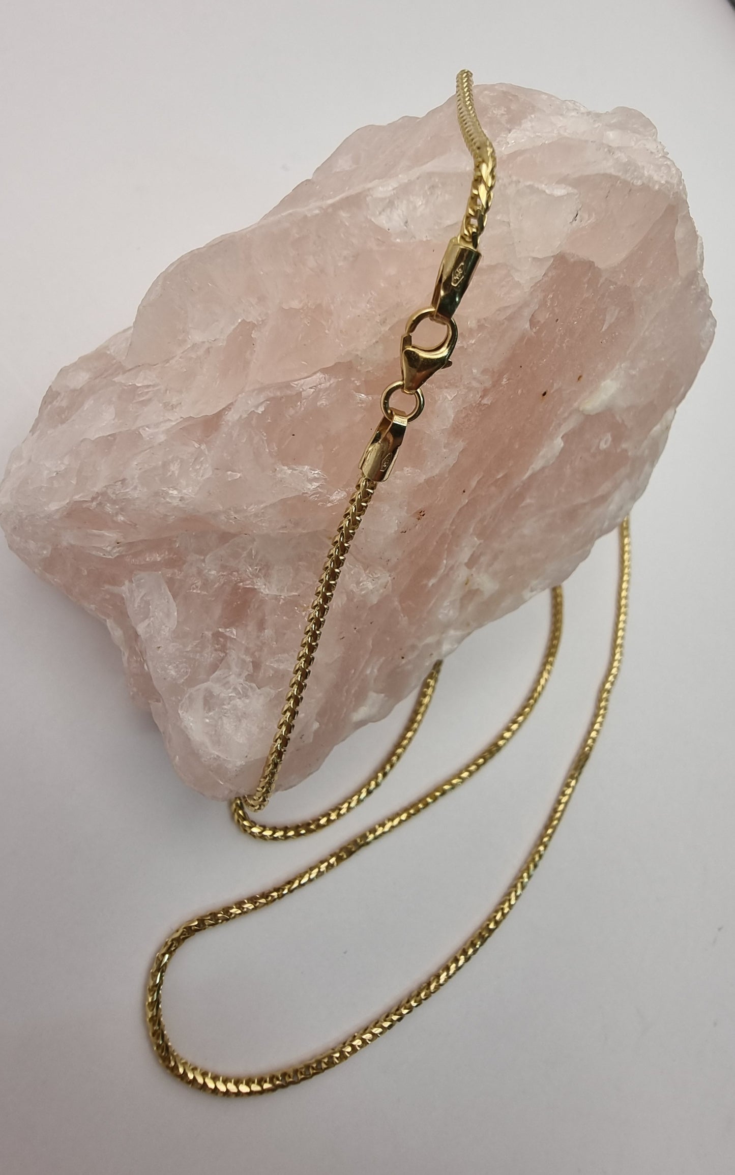 18k yellow gold Foxtail chain
