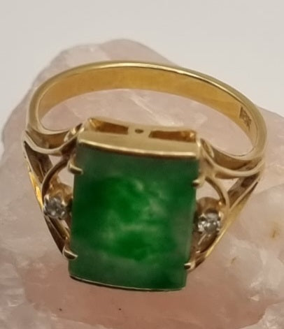 18kt yellow gold vintage ring