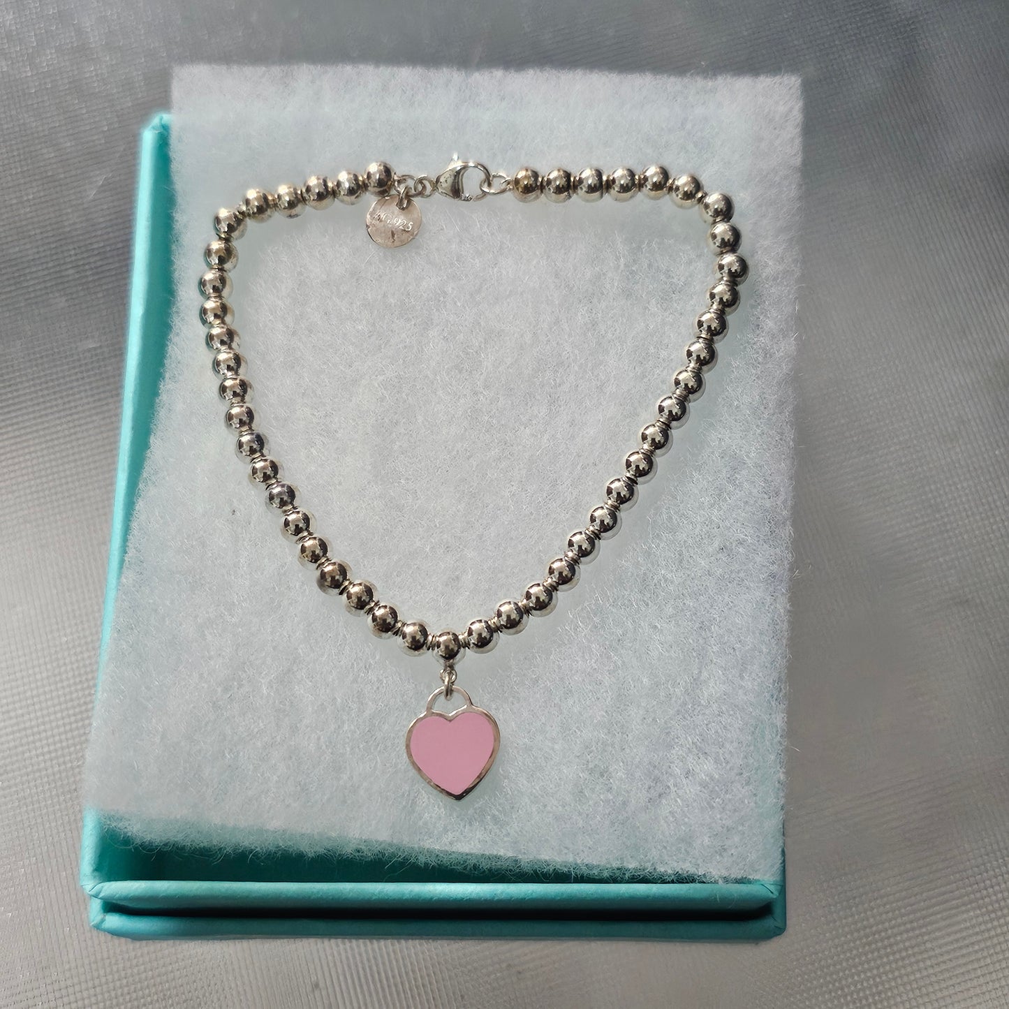 Tiffany&Co tag beads bracelet