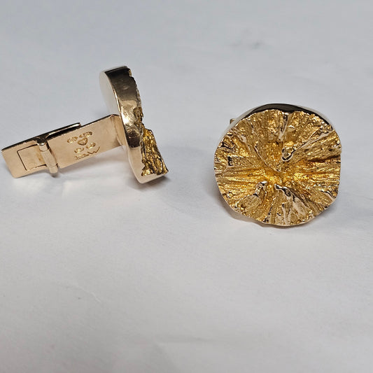 Bjorn Weckstrom 14ct yellow gold CuffLinks